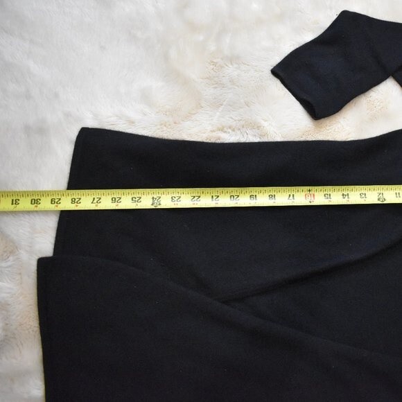 Cashmere Long Cardigan Sweater Size Small Black Open Front - Picture 7 of 15